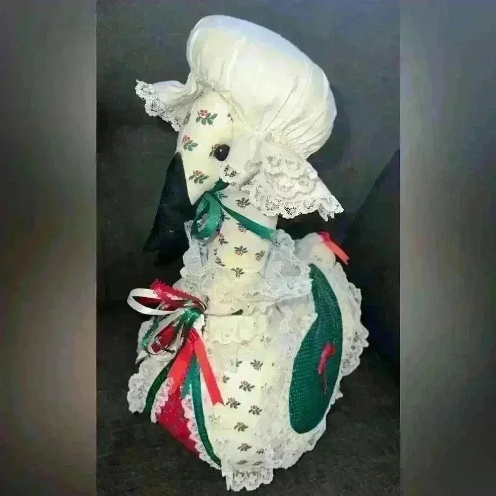 Handcrafted Mother Goose Christmas Decor